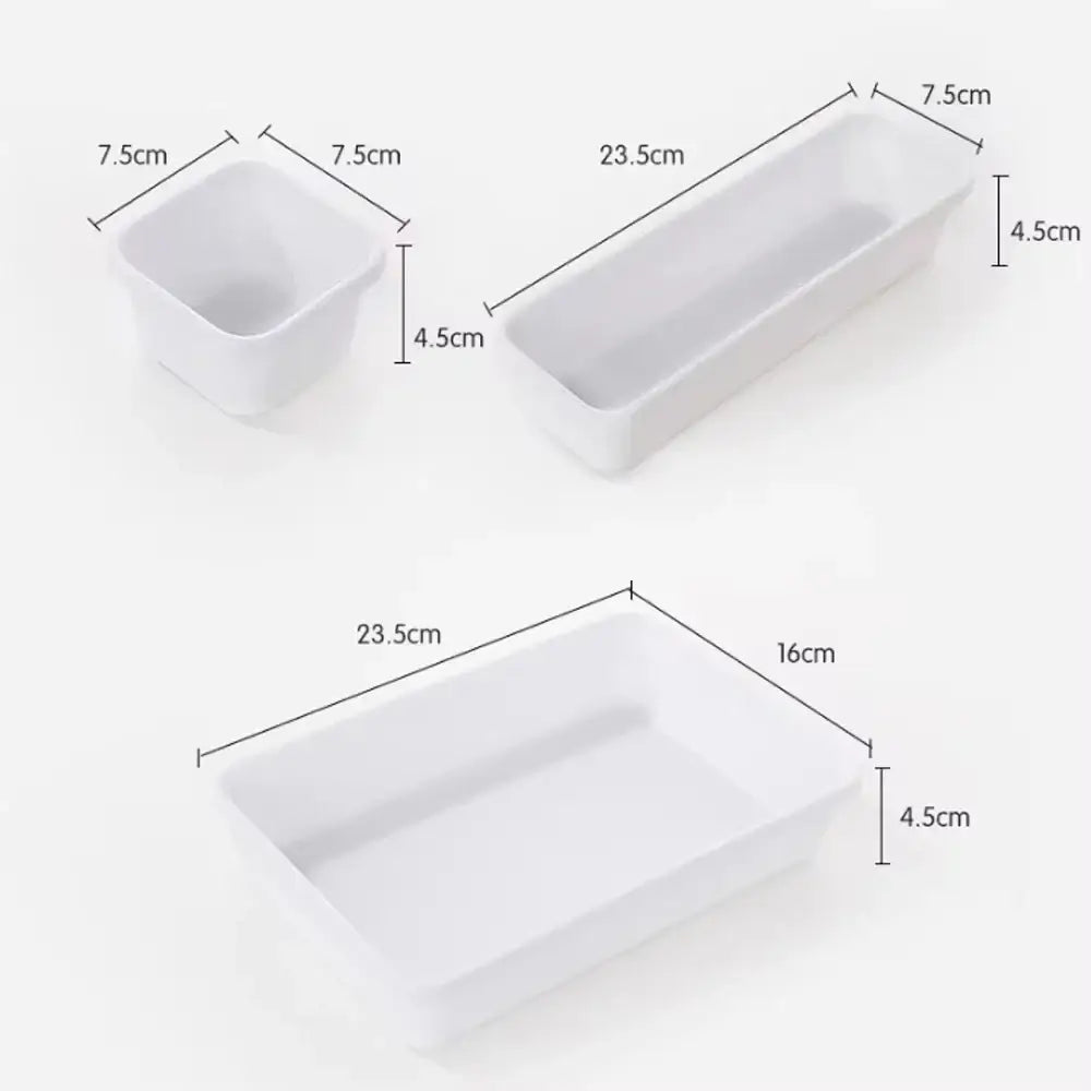 Achieve Perfect Organization with Our 8pcs Adjustable Drawer Organizer Box Trays! - Homelune LTD home essentials and decor!