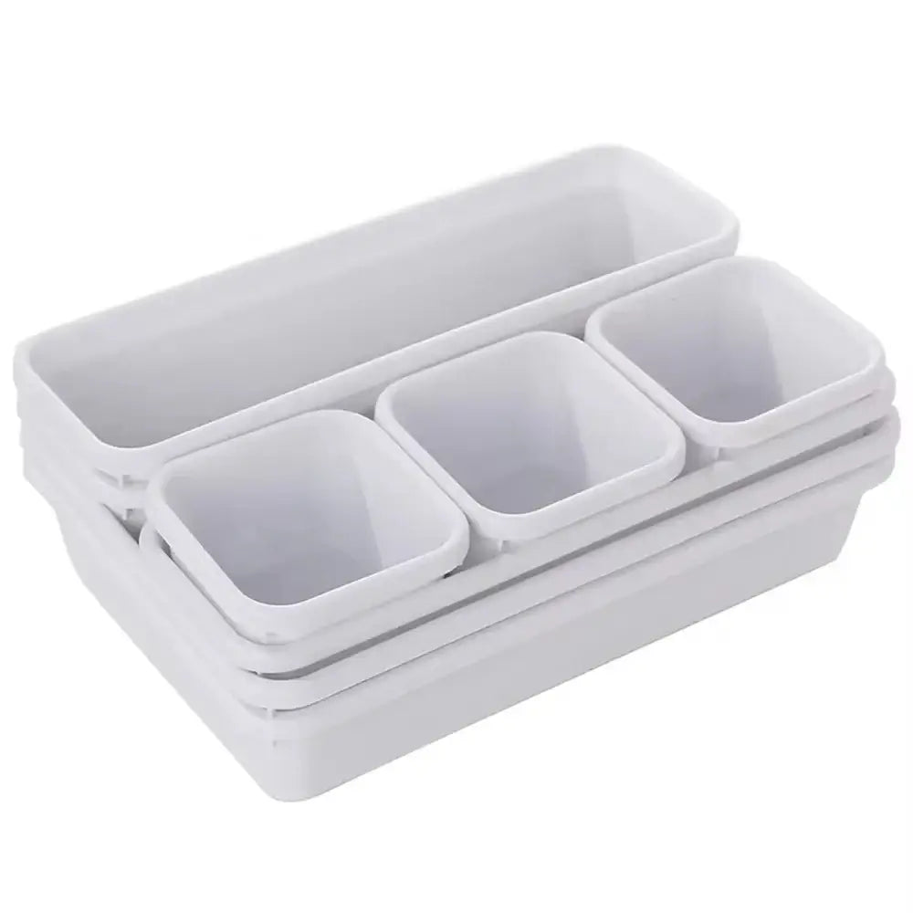 Achieve Perfect Organization with Our 8pcs Adjustable Drawer Organizer Box Trays! - Homelune LTD home essentials and decor!