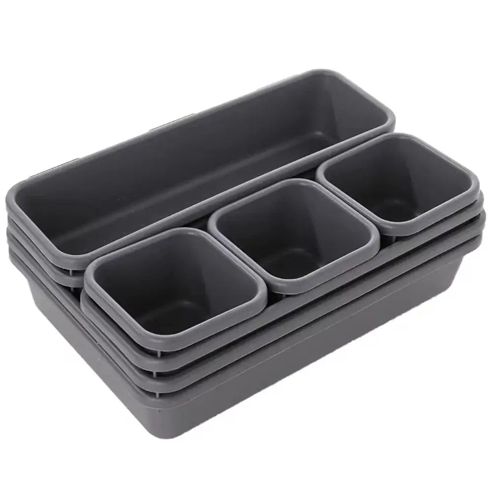 Achieve Perfect Organization with Our 8pcs Adjustable Drawer Organizer Box Trays! - Homelune LTD home essentials and decor!