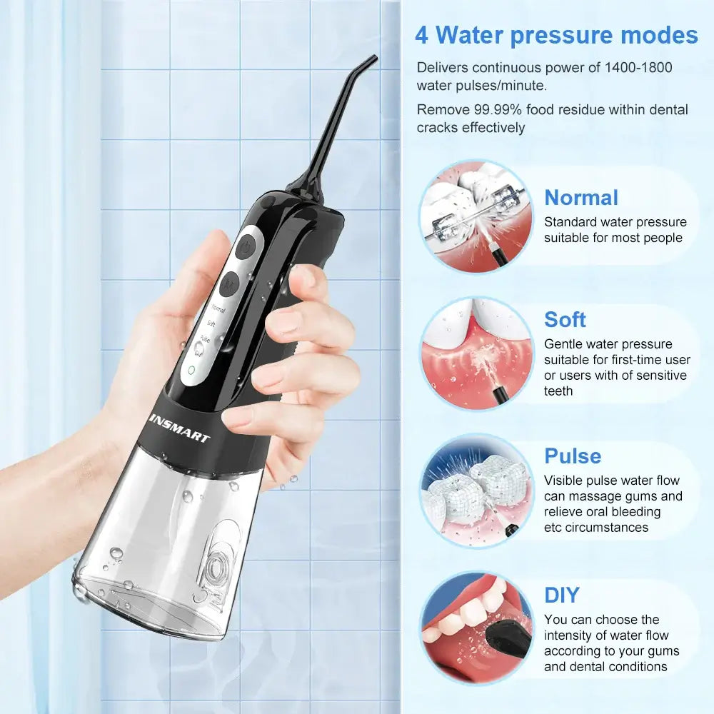 Achieve a Cleaner, Healthier Smile with the Oral Irrigator - Homelune LTD home essentials and decor!
