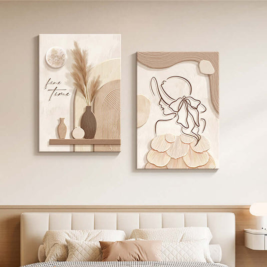 Add Elegance and Simplicity with Our Abstract Line Art Wall Mural! - Homelune LTD home essentials and decor!