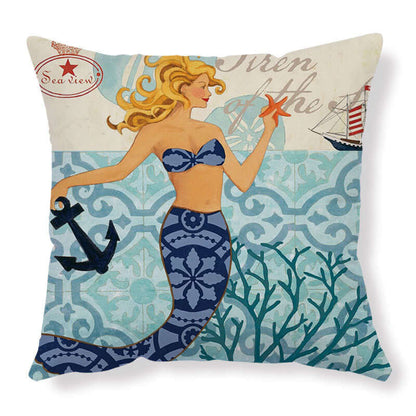 Add a Touch of Coastal Charm with Sea Turtle Printed Cushion Covers - Homelune LTD home essentials and decor!