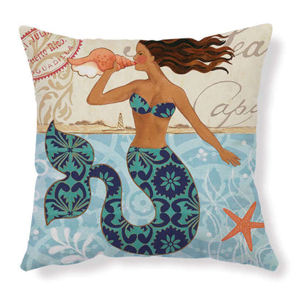 Add a Touch of Coastal Charm with Sea Turtle Printed Cushion Covers - Homelune LTD home essentials and decor!
