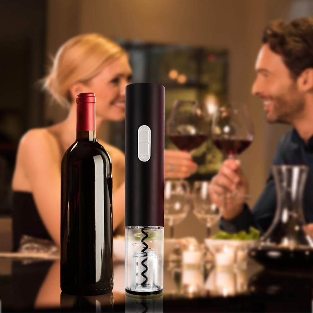 Automatic Electric Wine Opener – Effortless Corkscrew with Foil Cutter & Opener Kit - Homelune LTD home essentials and decor!