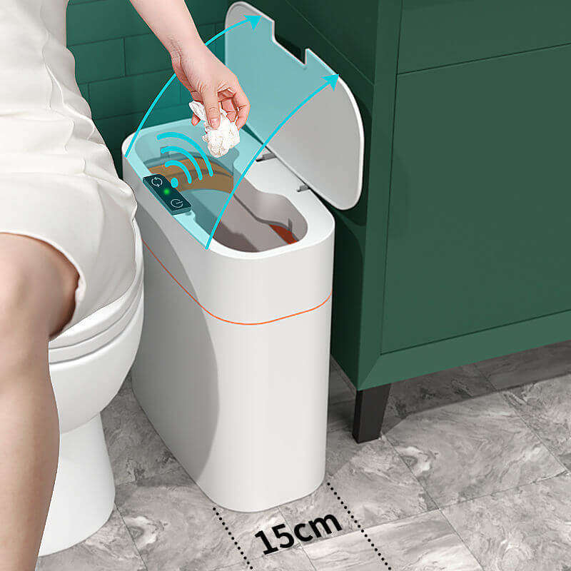 Automatic Smart Trash Can with Lid – Touchless Sensor Bin for Home, Kitchen & Car - Homelune LTD home essentials and decor!
