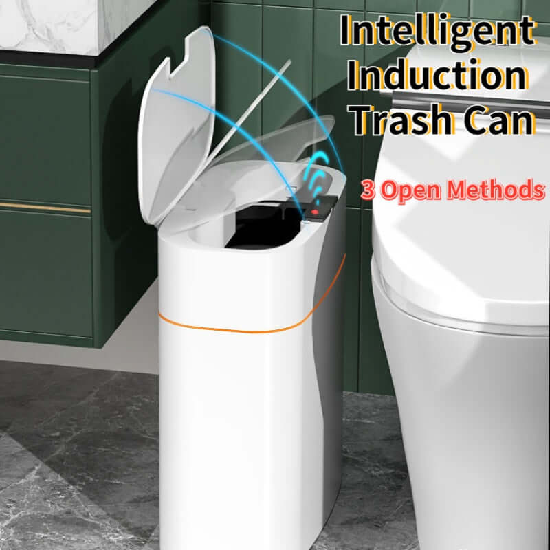 Automatic Smart Trash Can with Lid – Touchless Sensor Bin for Home, Kitchen & Car - Homelune LTD home essentials and decor!