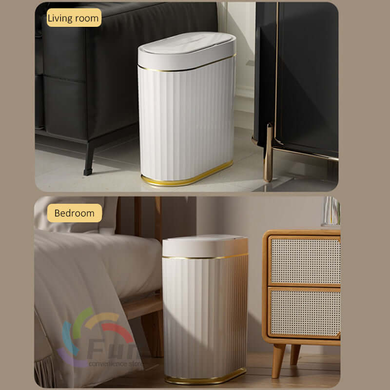 Automatic Smart Trash Can with Lid – Touchless Sensor Bin for Home, Kitchen & Car - Homelune LTD home essentials and decor!