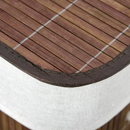 Bamboo Laundry Hamper – Light & Dark Sorter Homelune LTD