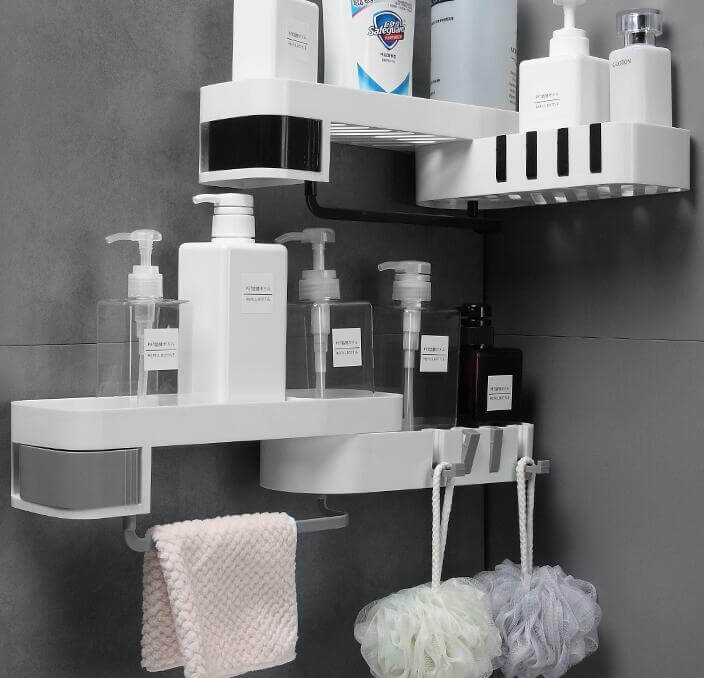 Bathroom Corner Shelf – Space Saving Corner Organizer - Homelune LTD home essentials and decor!