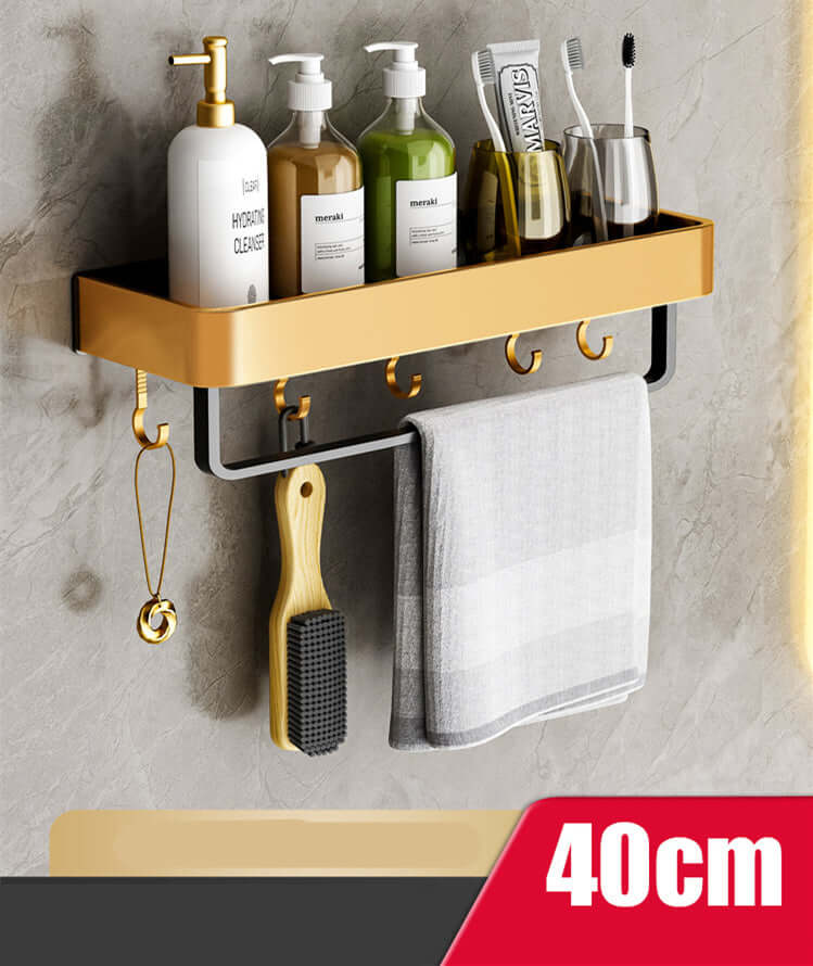 Bathroom Perforated Towel Storage Rack - Homelune LTD home essentials and decor!