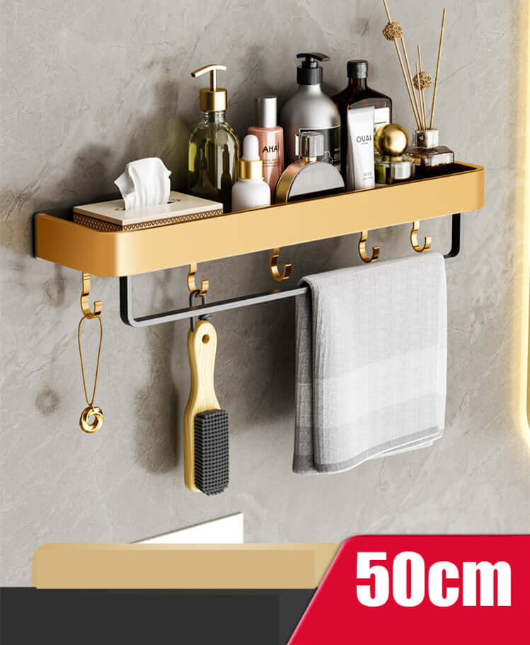 Bathroom Perforated Towel Storage Rack - Homelune LTD home essentials and decor!
