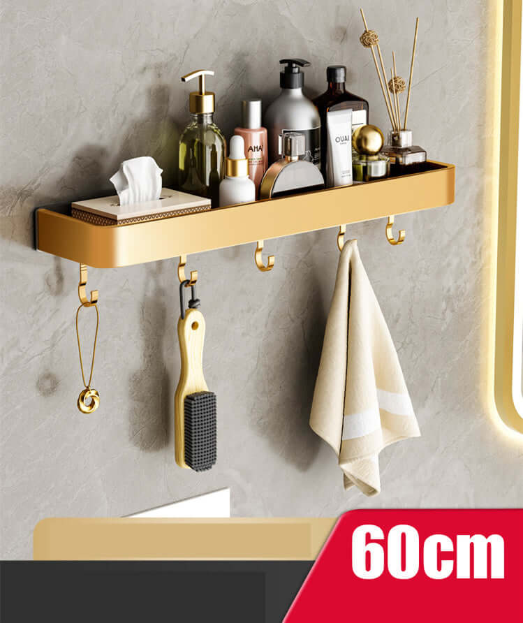 Bathroom Perforated Towel Storage Rack - Homelune LTD home essentials and decor!