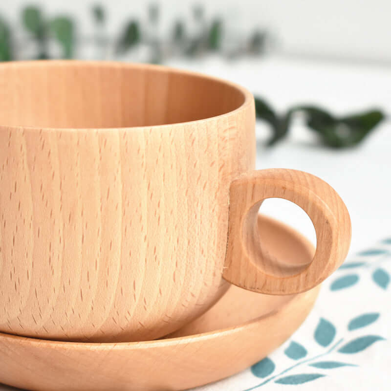 Beech Fashion Three-piece Solid Wood Cup - Homelune LTD home essentials and decor!