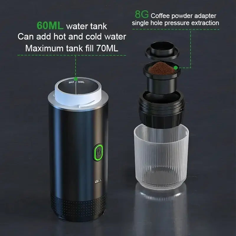 Brew Barista-Quality Espresso Anywhere, Anytime with Ease - Homelune LTD home essentials and decor!