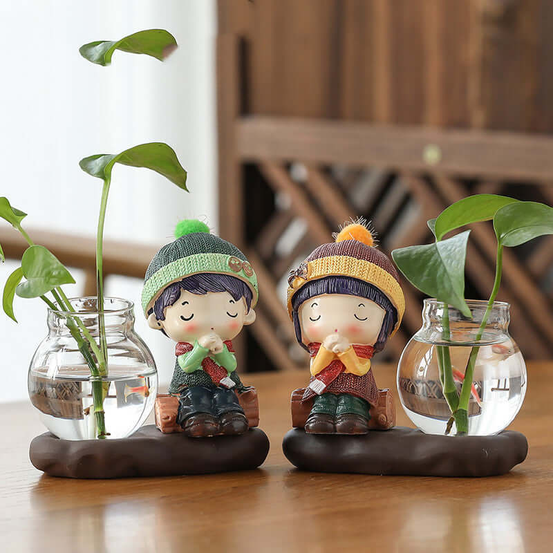 Brighten Your Home with Clear Glass Flower Pots and Vases - Homelune LTD home essentials and decor!