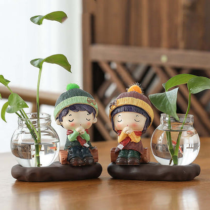 Brighten Your Home with Clear Glass Flower Pots and Vases - Homelune LTD home essentials and decor!