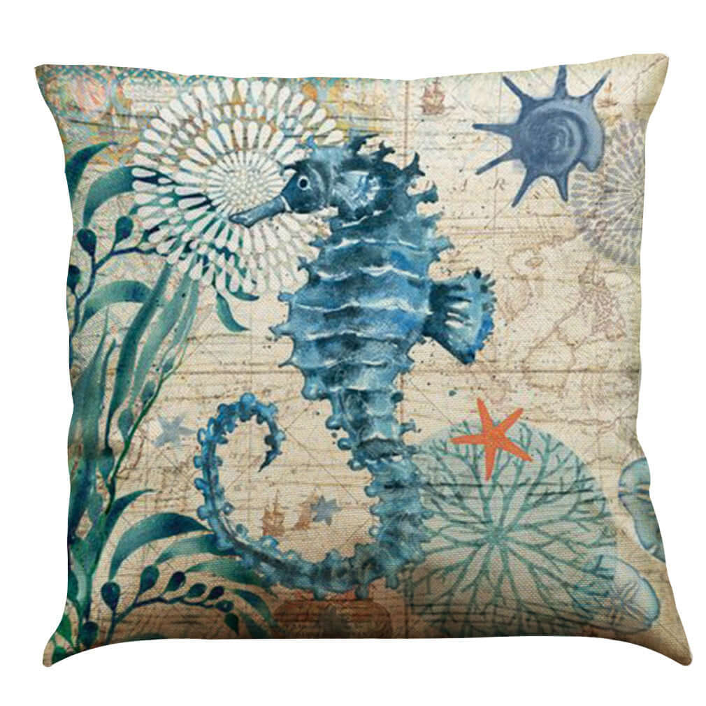Bring Coastal Vibes Home with Sea Turtle Printed Cushion Covers - Homelune LTD home essentials and decor!