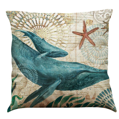 Bring Coastal Vibes Home with Sea Turtle Printed Cushion Covers - Homelune LTD home essentials and decor!