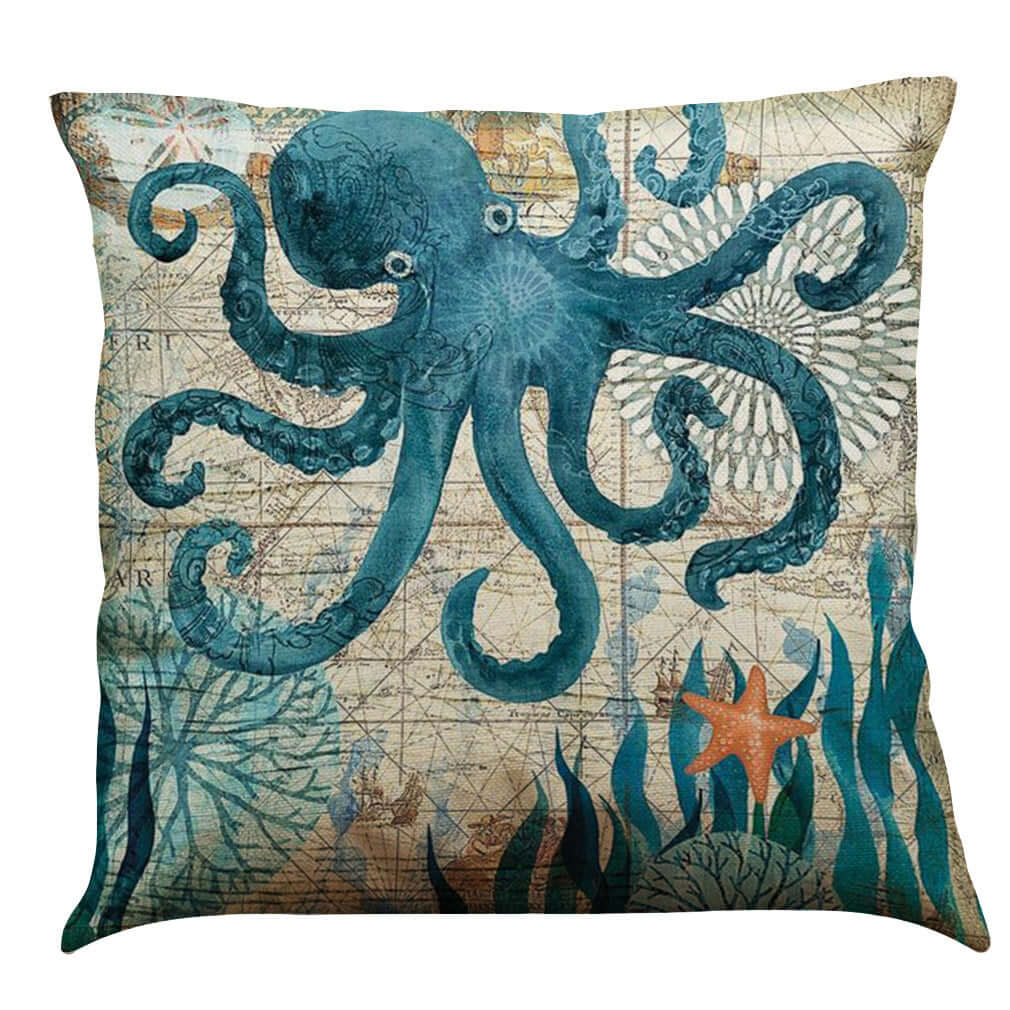 Bring Coastal Vibes Home with Sea Turtle Printed Cushion Covers - Homelune LTD home essentials and decor!