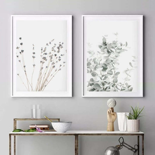 Bring Nature Indoors with Our Nordic Small Plant Canvas Painting! - Homelune LTD home essentials and decor!