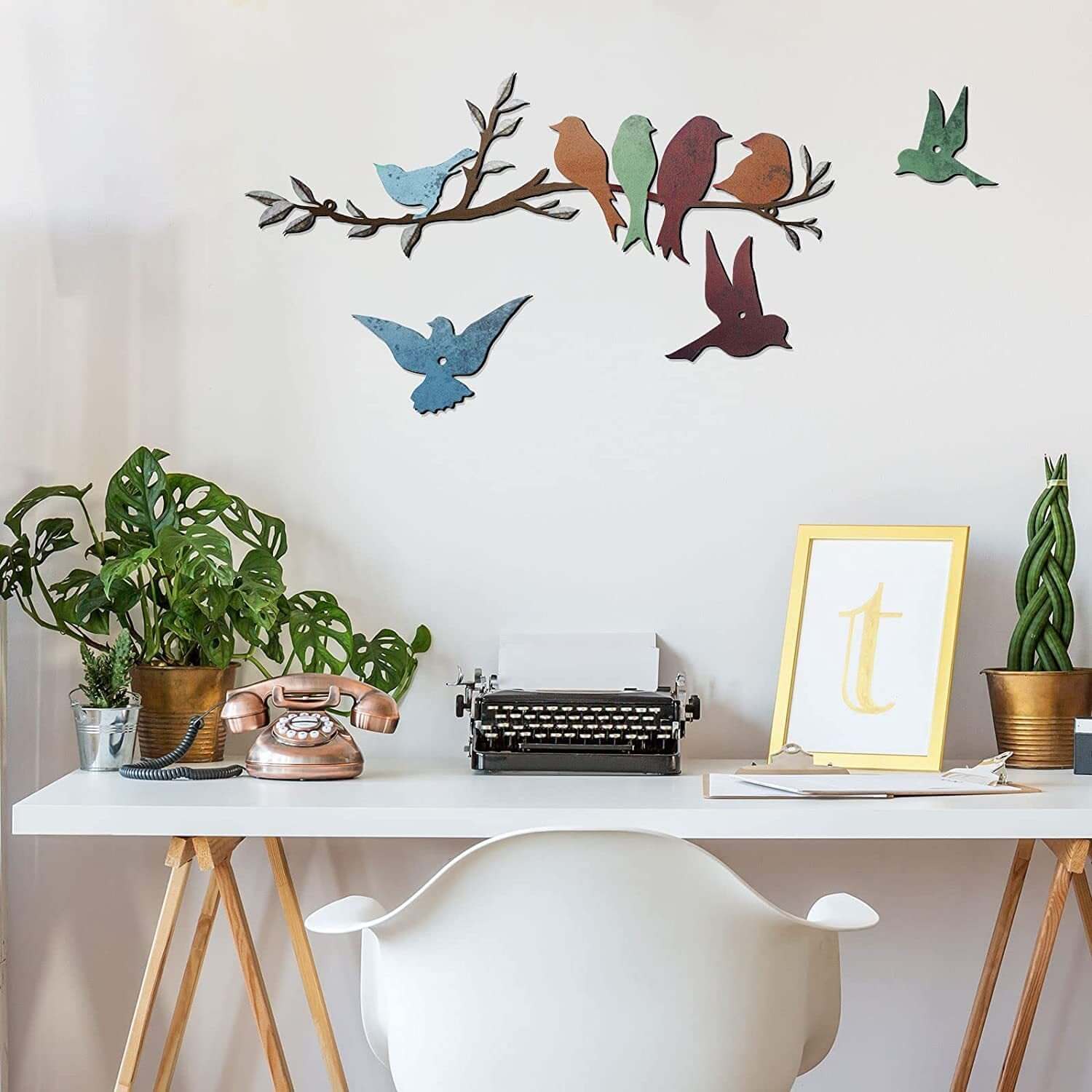 Bring Serenity to Your Space with Our Bird Wall-Mounted Art Piece! - Homelune LTD home essentials and decor!