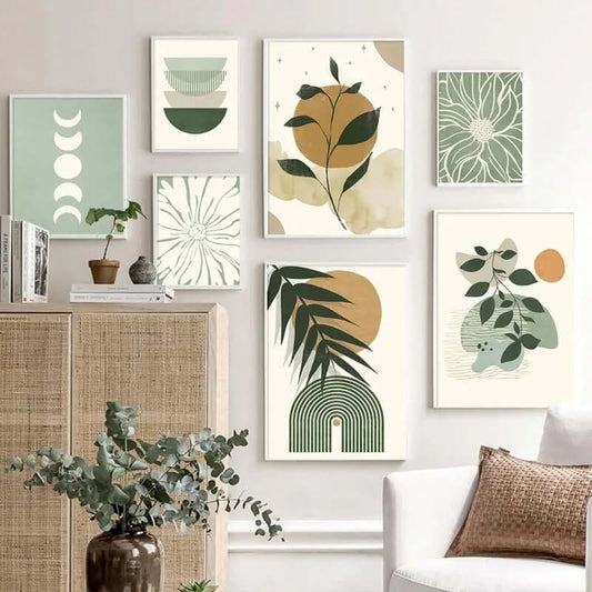 Bring the Outdoors In with Our Green Plant Decorative Painting! - Homelune LTD home essentials and decor!