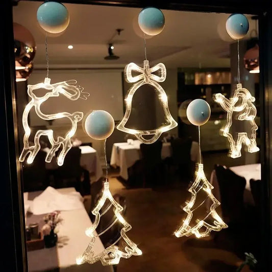 Bring Holiday Cheer with LED Christmas Snowflake & Santa Ornaments Homelune LTD