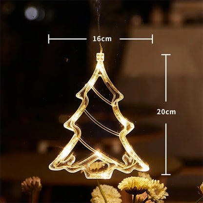 Bring Holiday Cheer with LED Christmas Snowflake & Santa Ornaments Homelune LTD