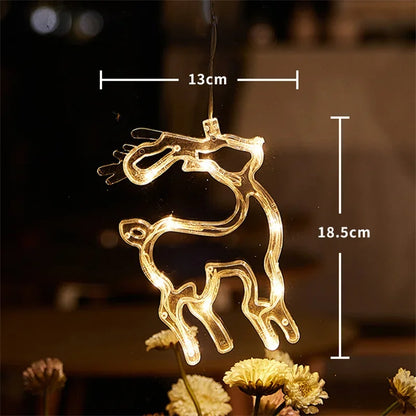 Bring Holiday Cheer with LED Christmas Snowflake & Santa Ornaments Homelune LTD
