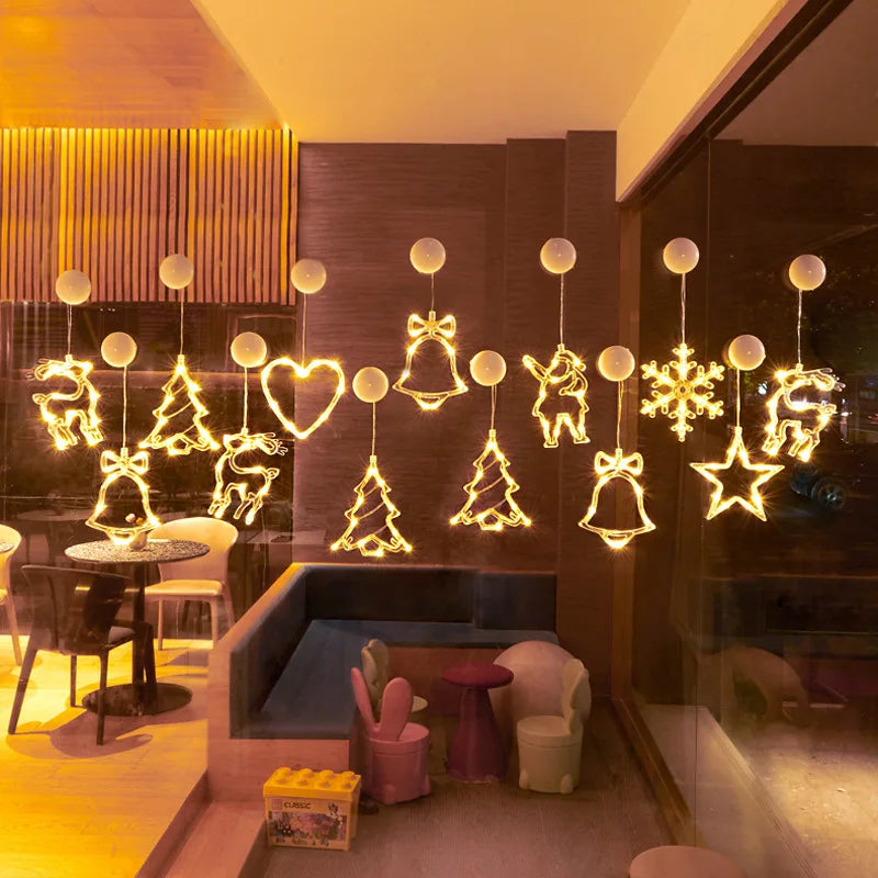 Bring Holiday Cheer with LED Christmas Snowflake & Santa Ornaments Homelune LTD