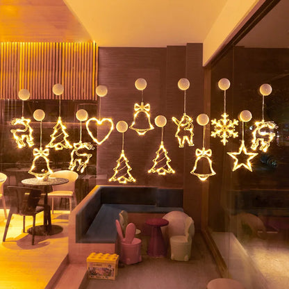 Bring Holiday Cheer with LED Christmas Snowflake & Santa Ornaments Homelune LTD