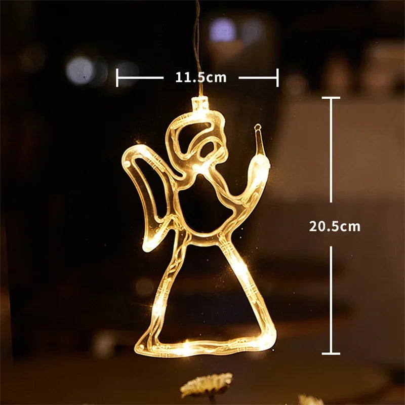 Bring Holiday Cheer with LED Christmas Snowflake & Santa Ornaments Homelune LTD