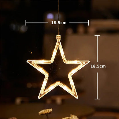 Bring Holiday Cheer with LED Christmas Snowflake & Santa Ornaments Homelune LTD