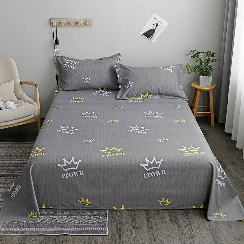 Comfort Meets Style with Washed Cotton Student Hostel Bed Sheets - Homelune LTD home essentials and decor!