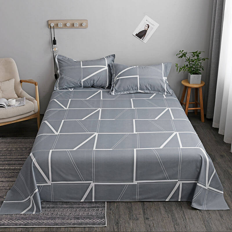 Comfort Meets Style with Washed Cotton Student Hostel Bed Sheets - Homelune LTD home essentials and decor!