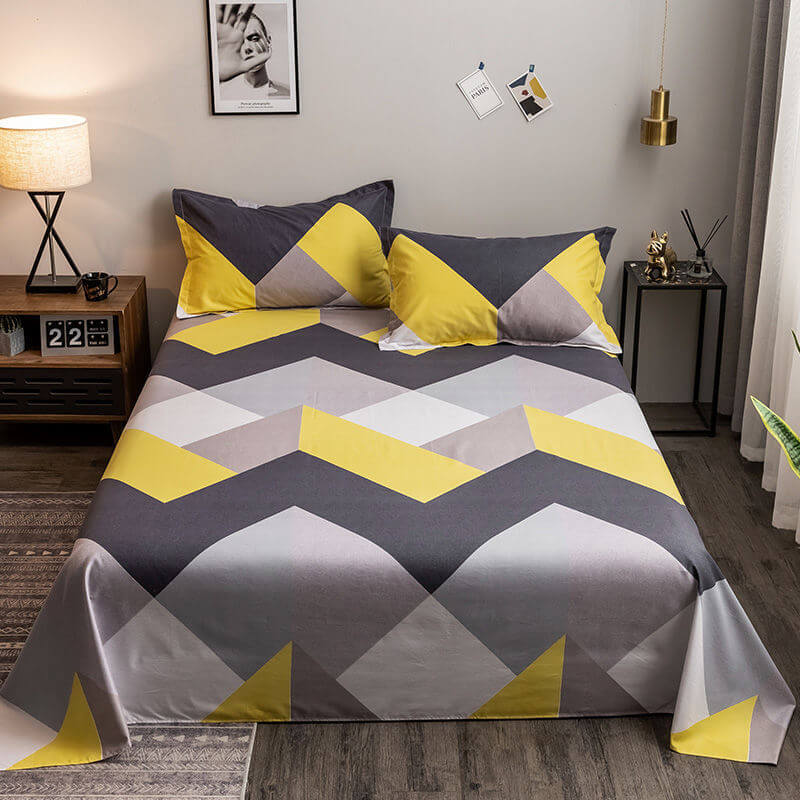 Comfort Meets Style with Washed Cotton Student Hostel Bed Sheets - Homelune LTD home essentials and decor!