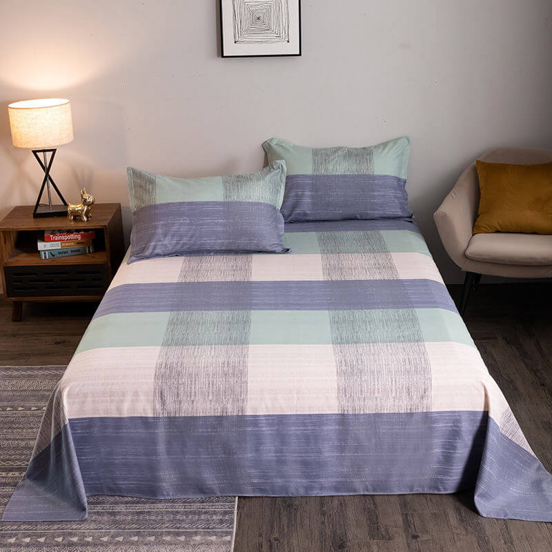 Comfort Meets Style with Washed Cotton Student Hostel Bed Sheets - Homelune LTD home essentials and decor!