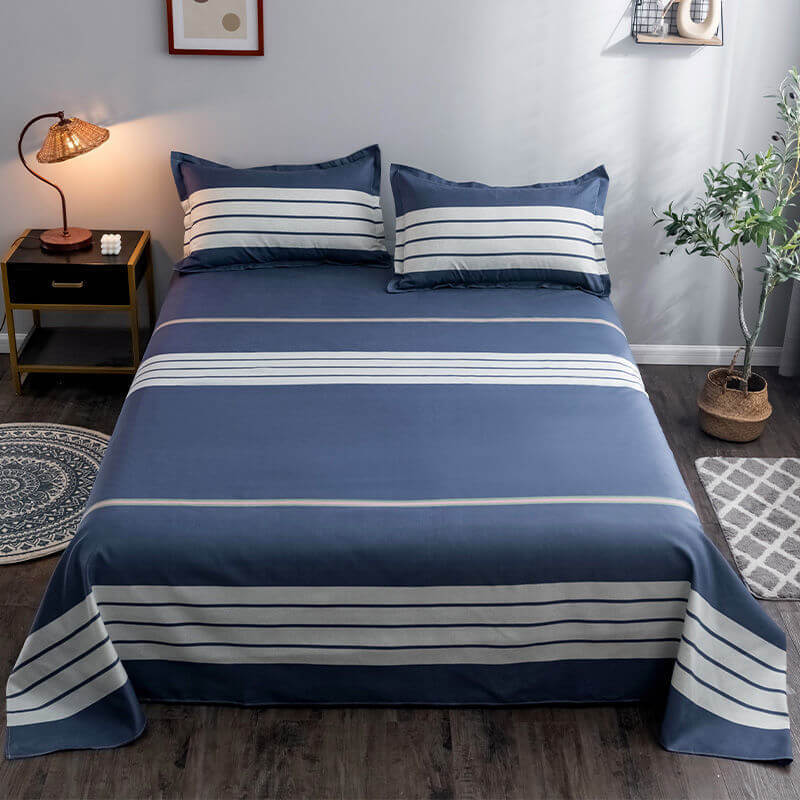 Comfort Meets Style with Washed Cotton Student Hostel Bed Sheets - Homelune LTD home essentials and decor!