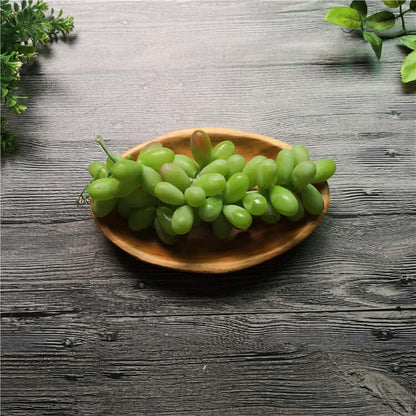 Creative Household Oval Wood Compote Plate - Homelune LTD home essentials and decor!