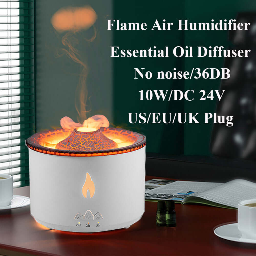 Creative Ultrasonic Essential Oil Humidifier – Volcano & Jellyfish Aromatherapy Diffuser - Homelune LTD home essentials and decor!
