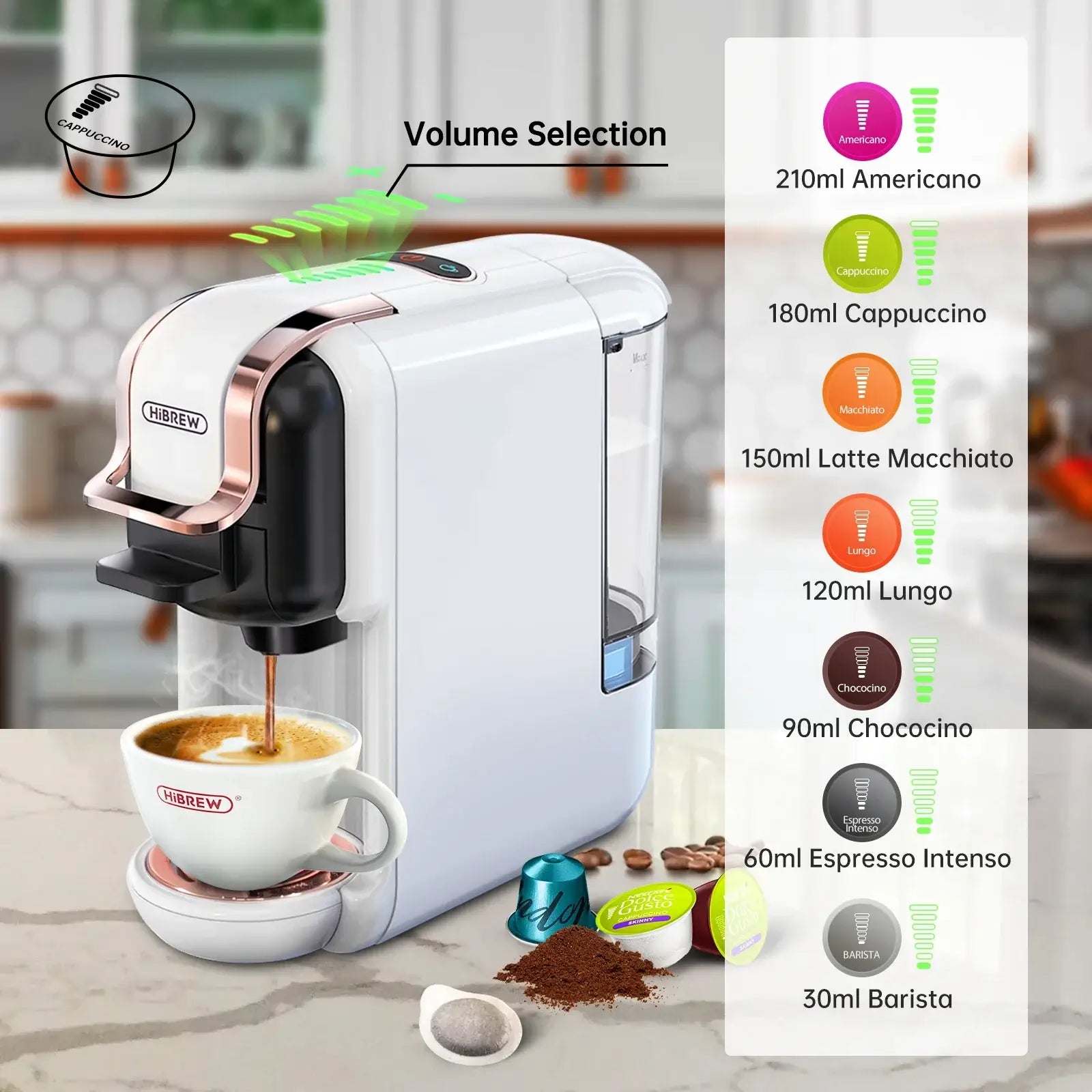 Discover the Ultimate Coffee Experience with Our 5-in-1 Capsule Coffee Machine! - Homelune LTD home essentials and decor!