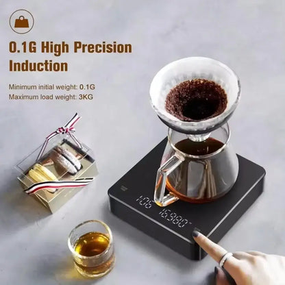 Discover the perfect brewing companion: our Digital Rechargeable Coffee Scale with Timer! - Homelune LTD home essentials and decor!