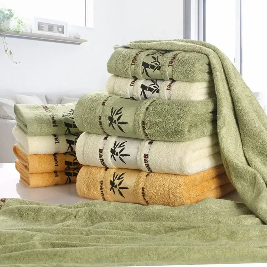 Eco-Friendly Bamboo Fiber Towels for Ultimate Comfort and Absorbency - Homelune LTD home essentials and decor!