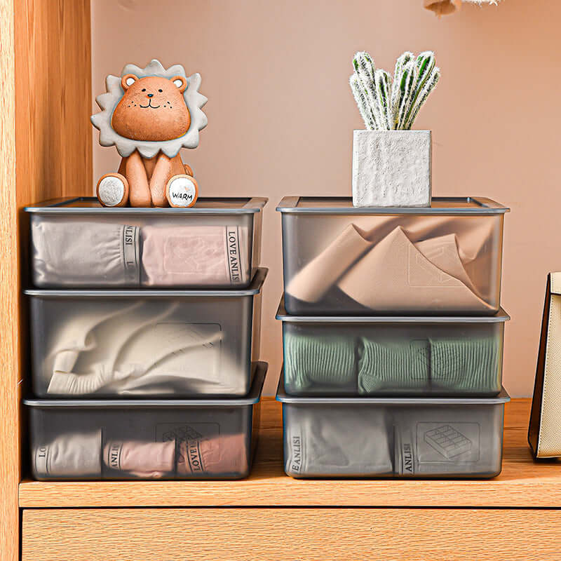 Effortless Organization: Stackable Storage for a Clutter-Free Wardrobe! - Homelune LTD home essentials and decor!