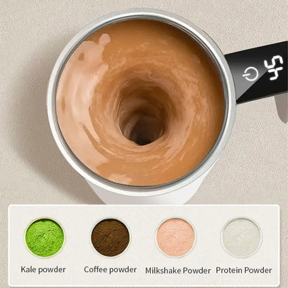 Effortless Stirring with the Rechargeable Self-Stirring Coffee Mug - Homelune LTD home essentials and decor!