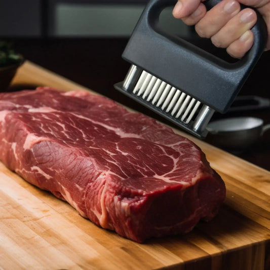 Effortlessly Tenderize Meat with Our Stainless Steel Needle Tenderizer - Homelune LTD home essentials and decor!