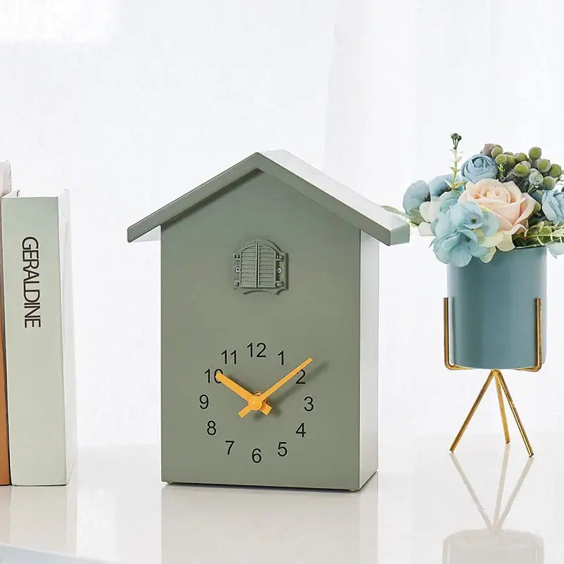 Elegant Cuckoo Quartz Wall Clock with Charming Hourly Chime - Homelune LTD home essentials and decor!