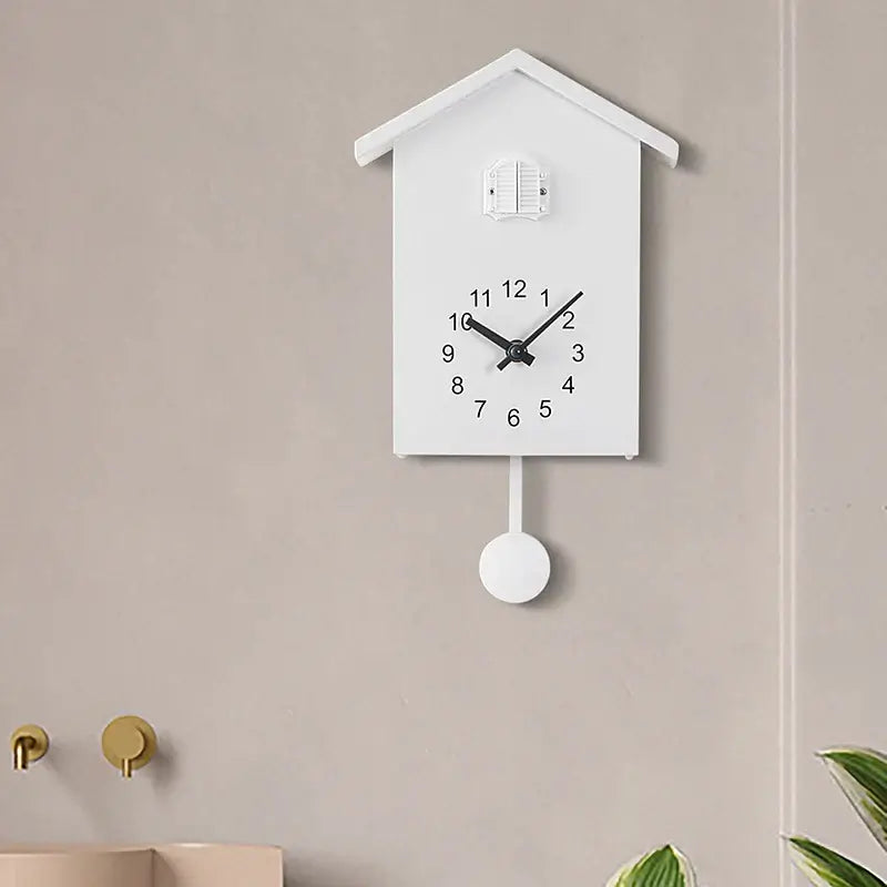 Elegant Cuckoo Quartz Wall Clock with Charming Hourly Chime - Homelune LTD home essentials and decor!