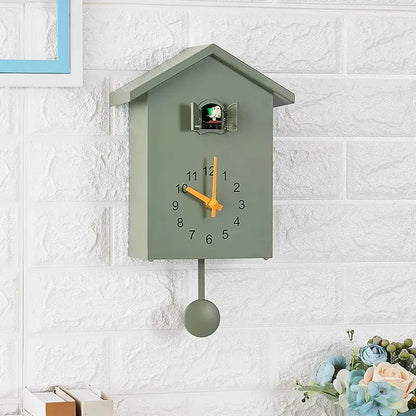 Elegant Cuckoo Quartz Wall Clock with Charming Hourly Chime - Homelune LTD home essentials and decor!