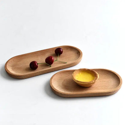Elegant Japanese Wood Oval Tray - Homelune LTD home essentials and decor!